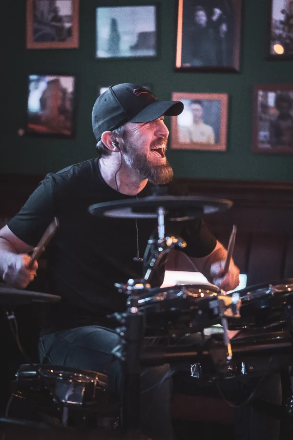 Willem Prinsloo Playing Drums