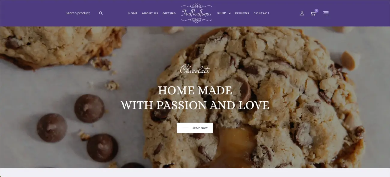 Willem Prinsloo web developer E-commerce truffle website